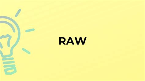 raw traduction|french word for raw.